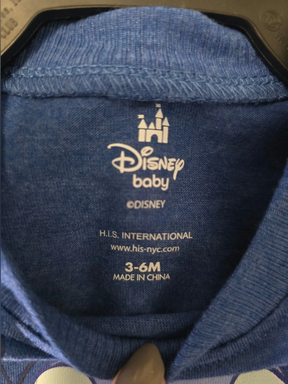 NWT Disney Stitch Boys Blue Short Sleeve Shirt and Shorts Set 3-6Months